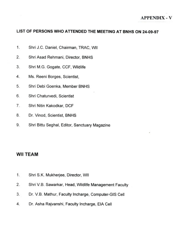 Appendix 5