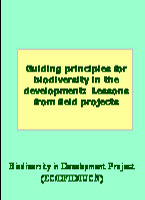 Lessons from field projects.  Publication of European Commission, Department for International Development and IUCN. 