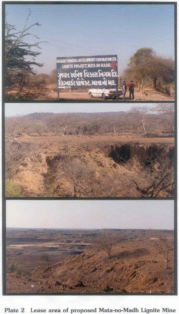 Lease area of proposed Mata-no-Madh Lignite Mine