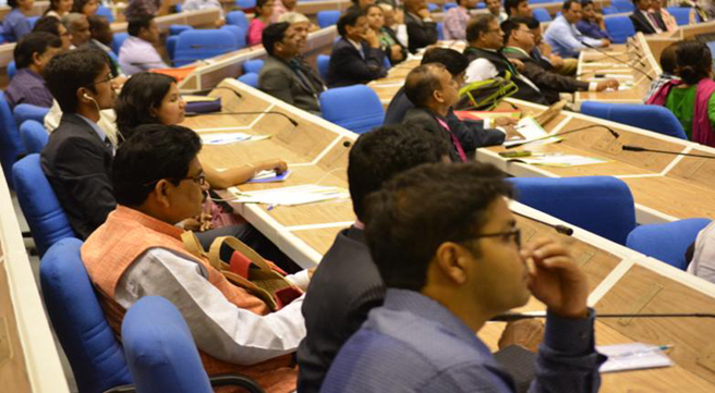 Audience during the session