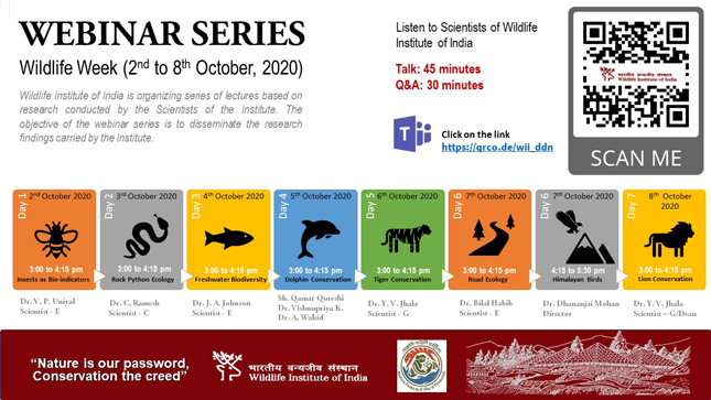  Wildlife Week  (2-8 October 2020) 