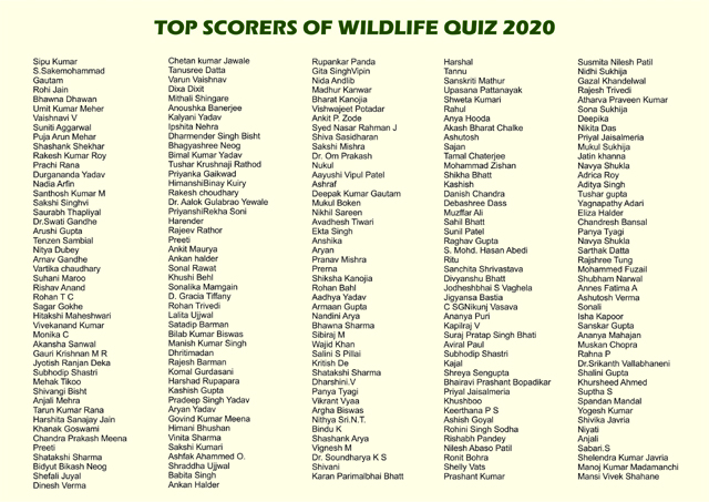 Wildlife Week 2020