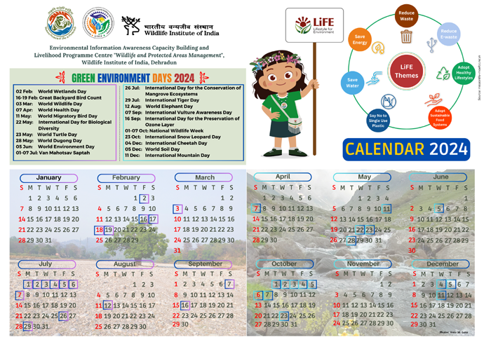 Green Calander 2024