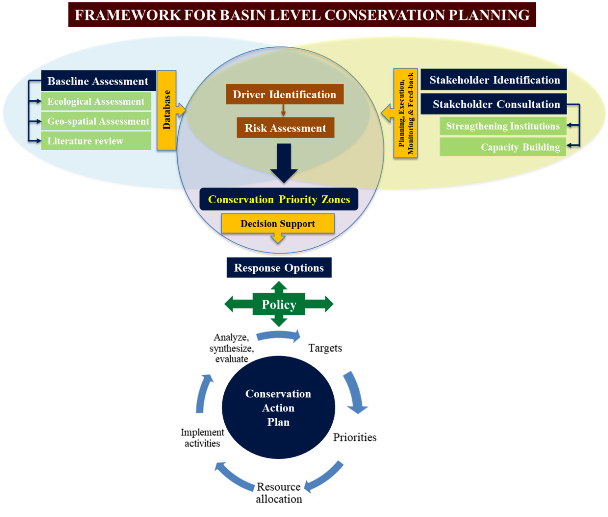 Framework for conservation planning in the Ganga River basin