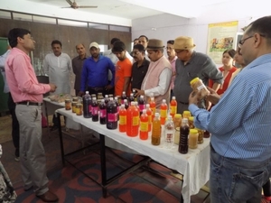 Value Added Products made by HESCO, being displayed at the workshop