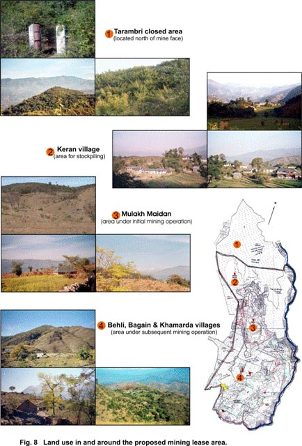 Limestone mining lease area