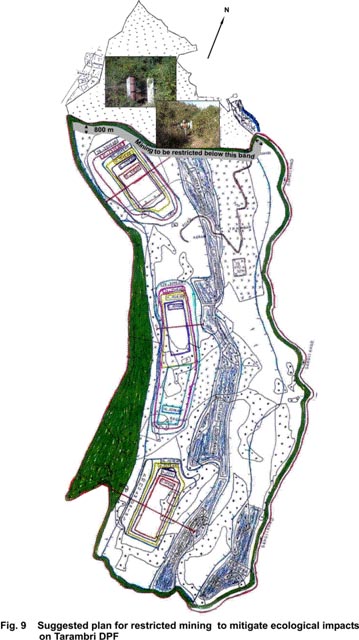 Mitigation of impacts of mining on Tarambri DPF