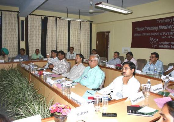 Training course on "Mainstreaming Biodiversity in Impact Assessment" for the officers of ICFRE (18th – 22nd August, 2008)