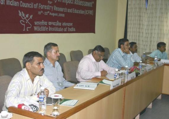 Training course on "Mainstreaming Biodiversity in Impact Assessment" for the officers of ICFRE (18th – 22nd August, 2008)
