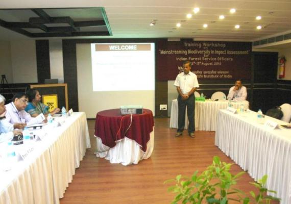 Training Workshop on Mainstreaming Biodiversity in Impact Assessment for Indian Forest Service Officers (12th - 13th August 2010)