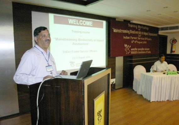 Training Workshop on Mainstreaming Biodiversity in Impact Assessment for Indian Forest Service Officers (12th - 13th August 2010)