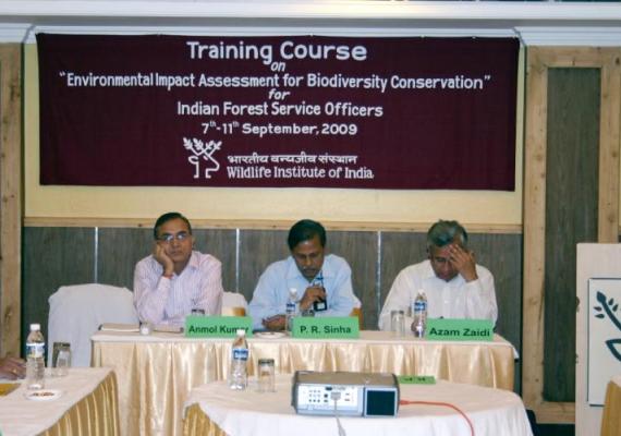 Training Course on Environmental Impact Assessment for Biodiversity Conservation for Indian Forest Service Officers (7th - 11th September 2009)