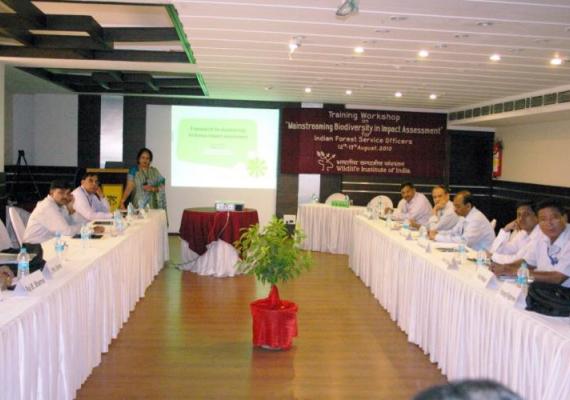 Training Workshop on Mainstreaming Biodiversity in Impact Assessment for Indian Forest Service Officers (12th - 13th August 2010)