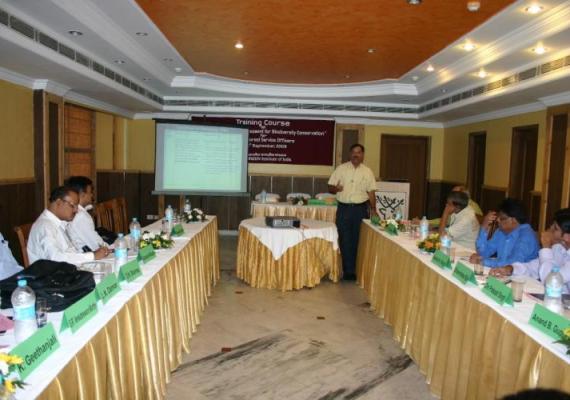 Training Course on Environmental Impact Assessment for Biodiversity Conservation for Indian Forest Service Officers (7th - 11th September 2009)
