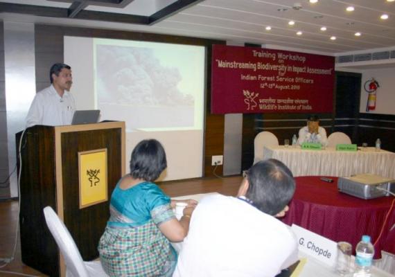 Training Workshop on Mainstreaming Biodiversity in Impact Assessment for Indian Forest Service Officers (12th - 13th August 2010)