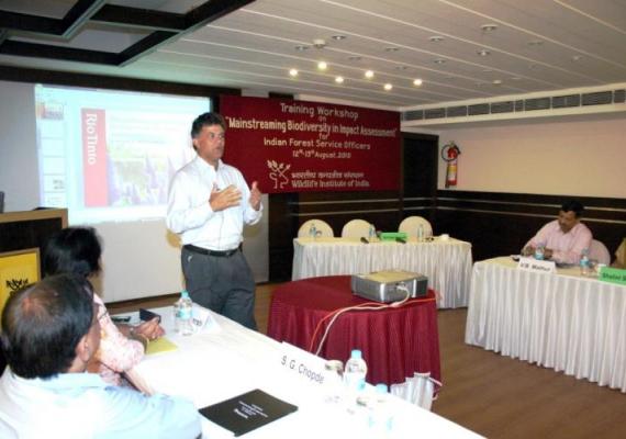 Training Workshop on Mainstreaming Biodiversity in Impact Assessment for Indian Forest Service Officers (12th - 13th August 2010)