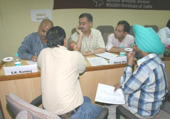 Training course on "Mainstreaming Biodiversity in Impact Assessment" for the officers of ICFRE (18th – 22nd August, 2008)