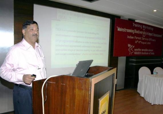 Training Workshop on Mainstreaming Biodiversity in Impact Assessment for Indian Forest Service Officers (12th - 13th August 2010)