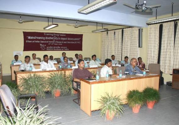 Training course on "Mainstreaming Biodiversity in Impact Assessment" for the officers of ICFRE (18th – 22nd August, 2008)
