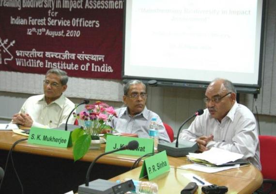 Training Workshop on Mainstreaming Biodiversity in Impact Assessment for Indian Forest Service Officers (12th - 13th August 2010)