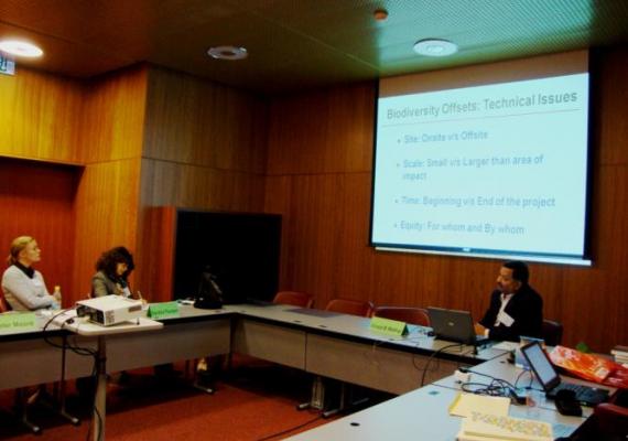 Mainstreaming biodiversity and Ecosystem Services in Impact Assessment for Transitioning to Green Economy IAIA - A pre-meeting training course (6th- 7th April 2010, Geneva, Switzerland)