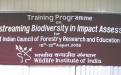 Training course on "Mainstreaming Biodiversity in Impact Assessment" for the officers of ICFRE (18th – 22nd August, 2008)